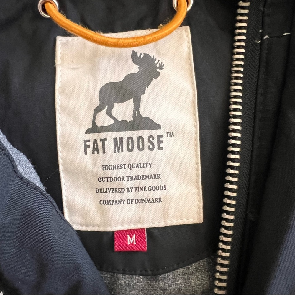 Fat Moose Mens Arctic Explorer Jacket Puffer Parka Ski Snowboard Hooded Black M - Picture 3 of 13